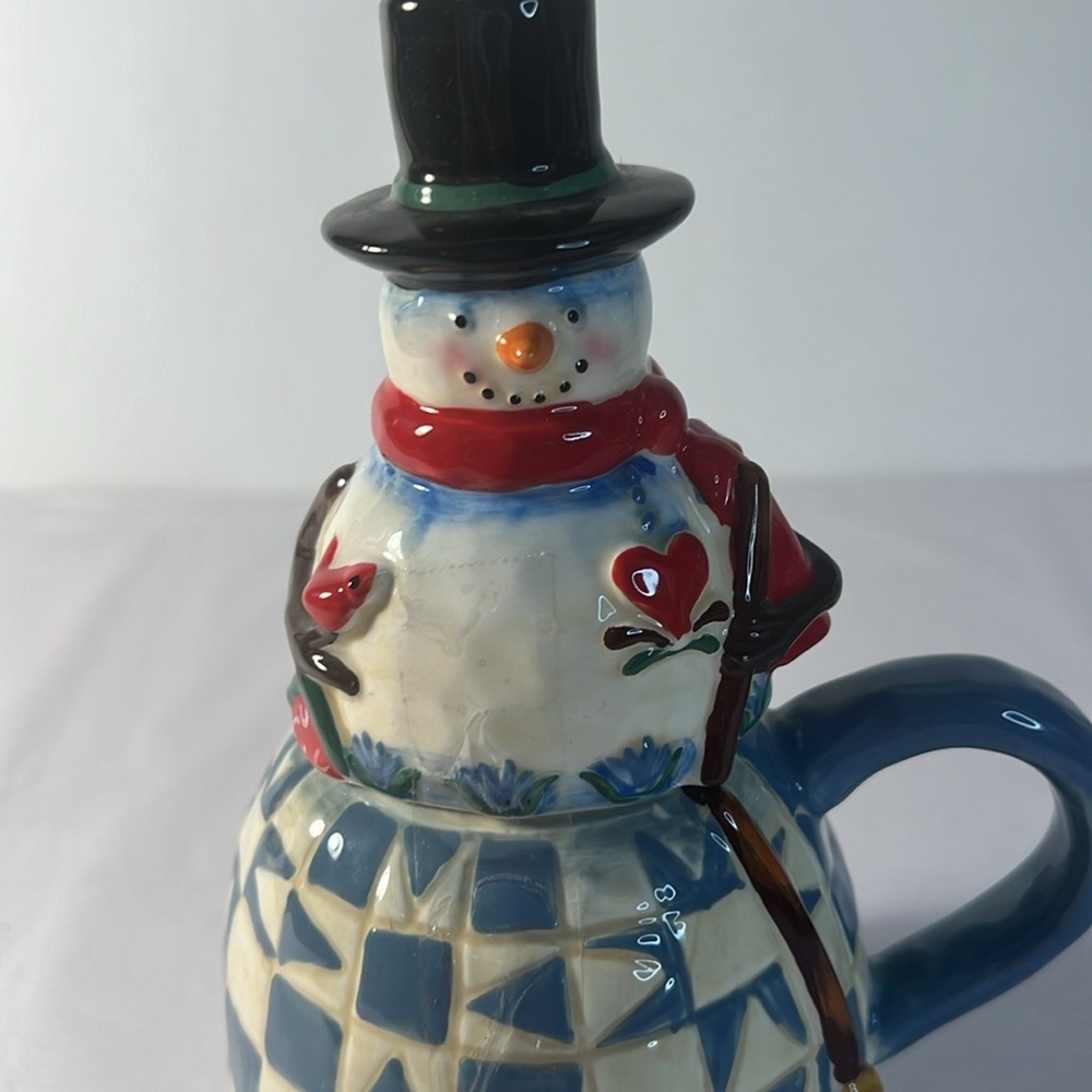 Jim Shore Covered Santa Mug